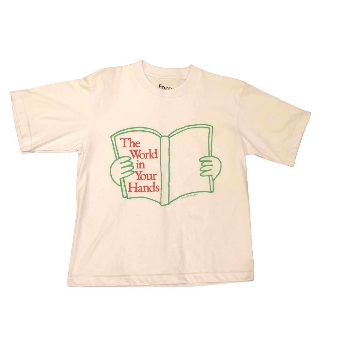 T-shirt kids white-worldinhands-m