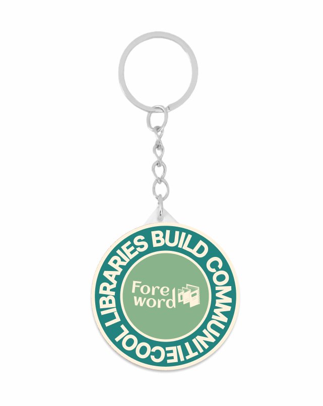 Keychain round-clbc-green