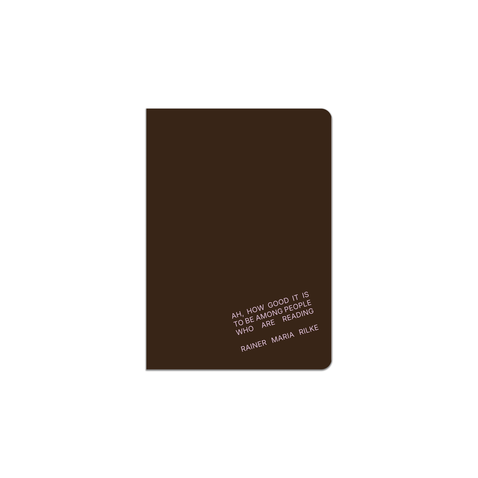 Notebook A6 brown-rilke